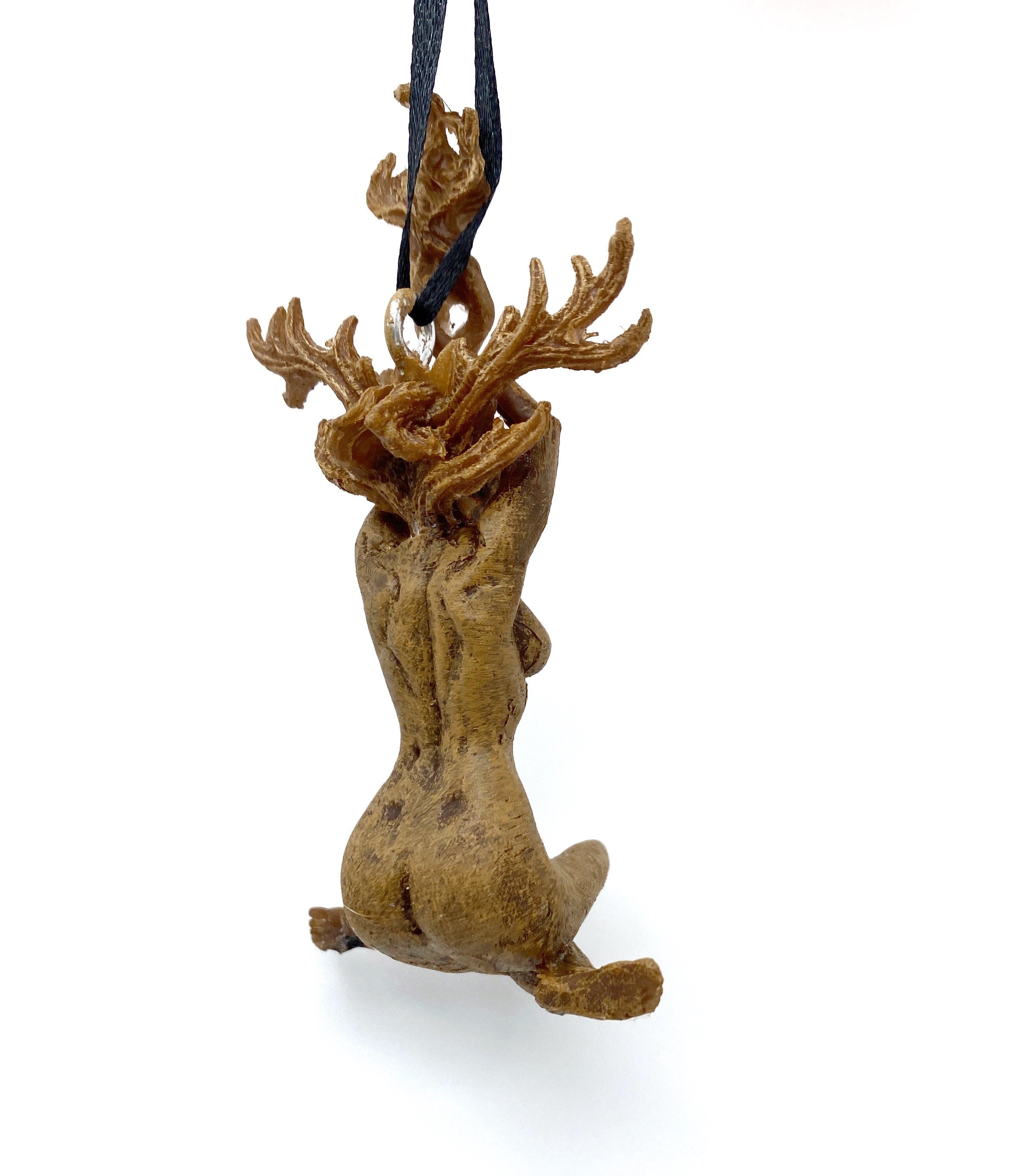Prakrit Shakti: The Awakening Spirit, Hand Painted Resin Ornament |  Mythical Yoga Meditation Figurine | Goddess Ornament for Yoga Lovers