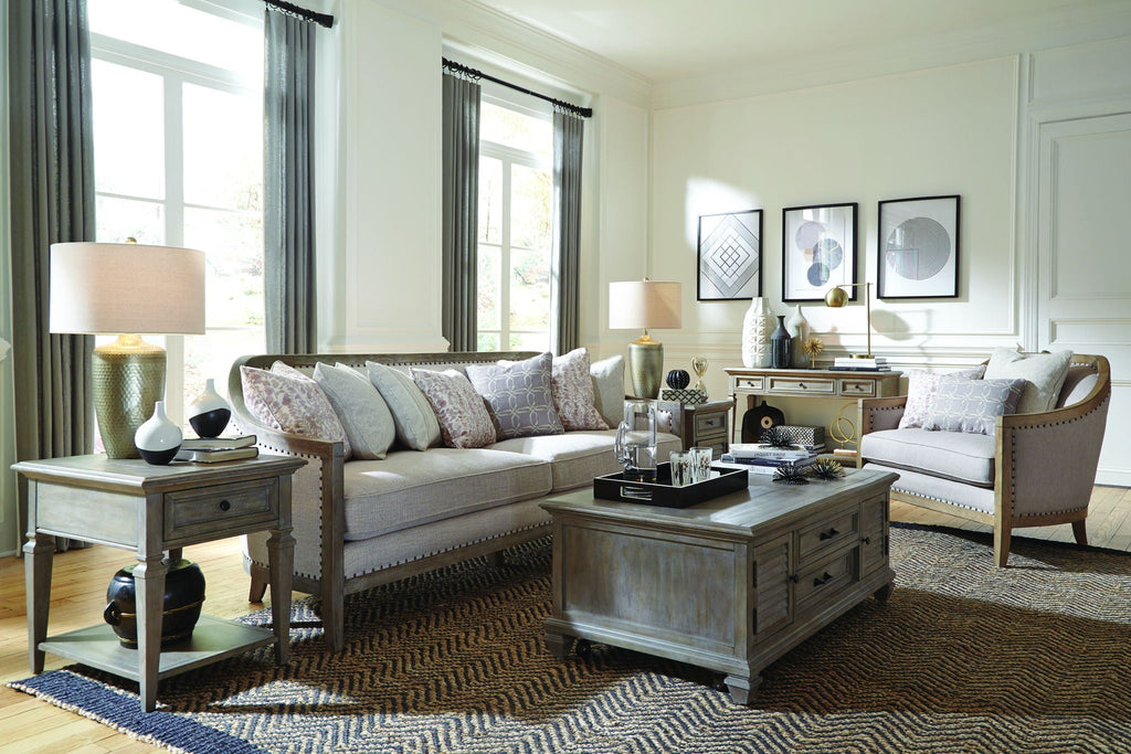 Lancaster - Rectangular Sofa Table - Dove Tail Gray