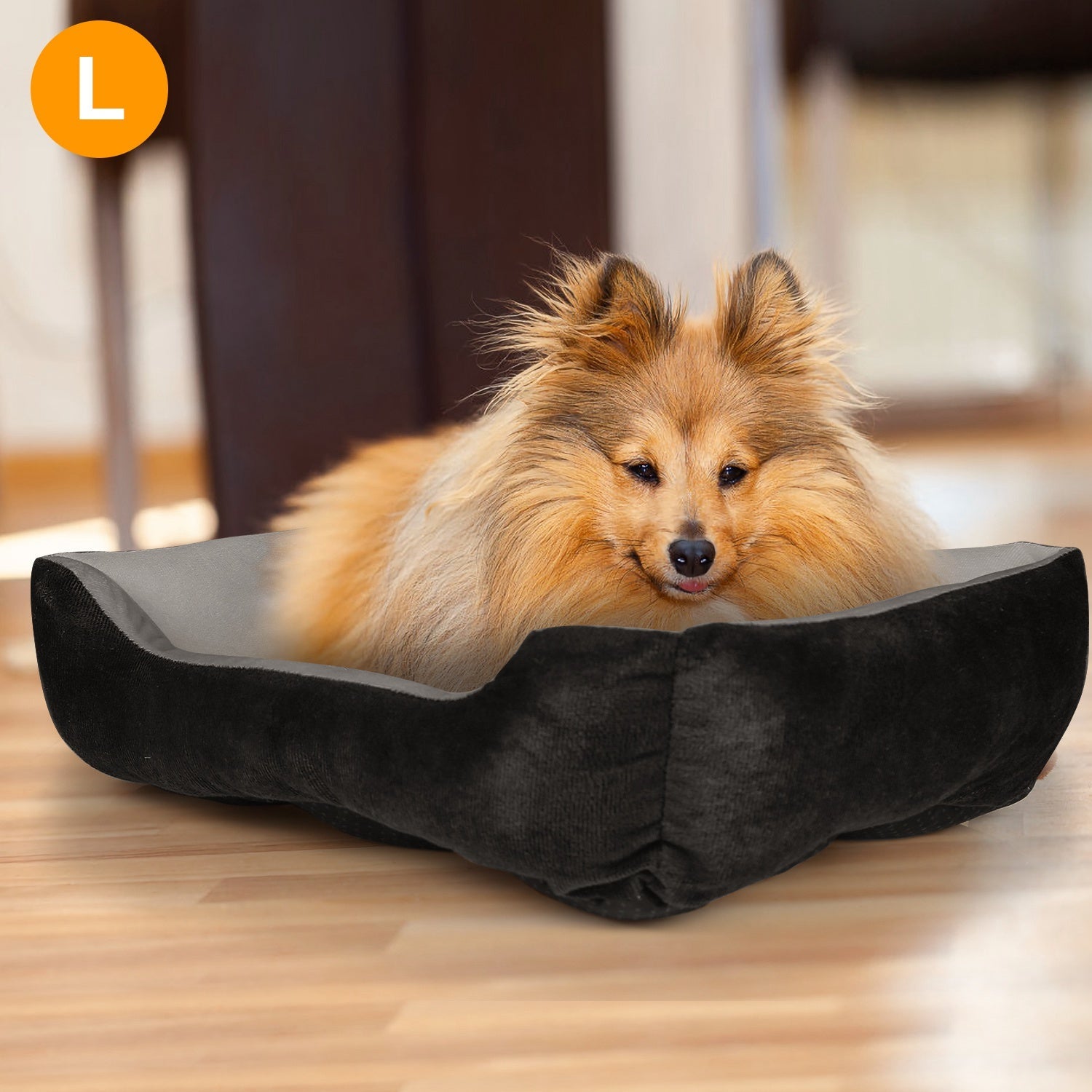 Pet Dog Bed Soft Warm Fleece Puppy Cat Bed Dog Cozy Nest Sofa Bed Cushion Mat For S/M Dog
