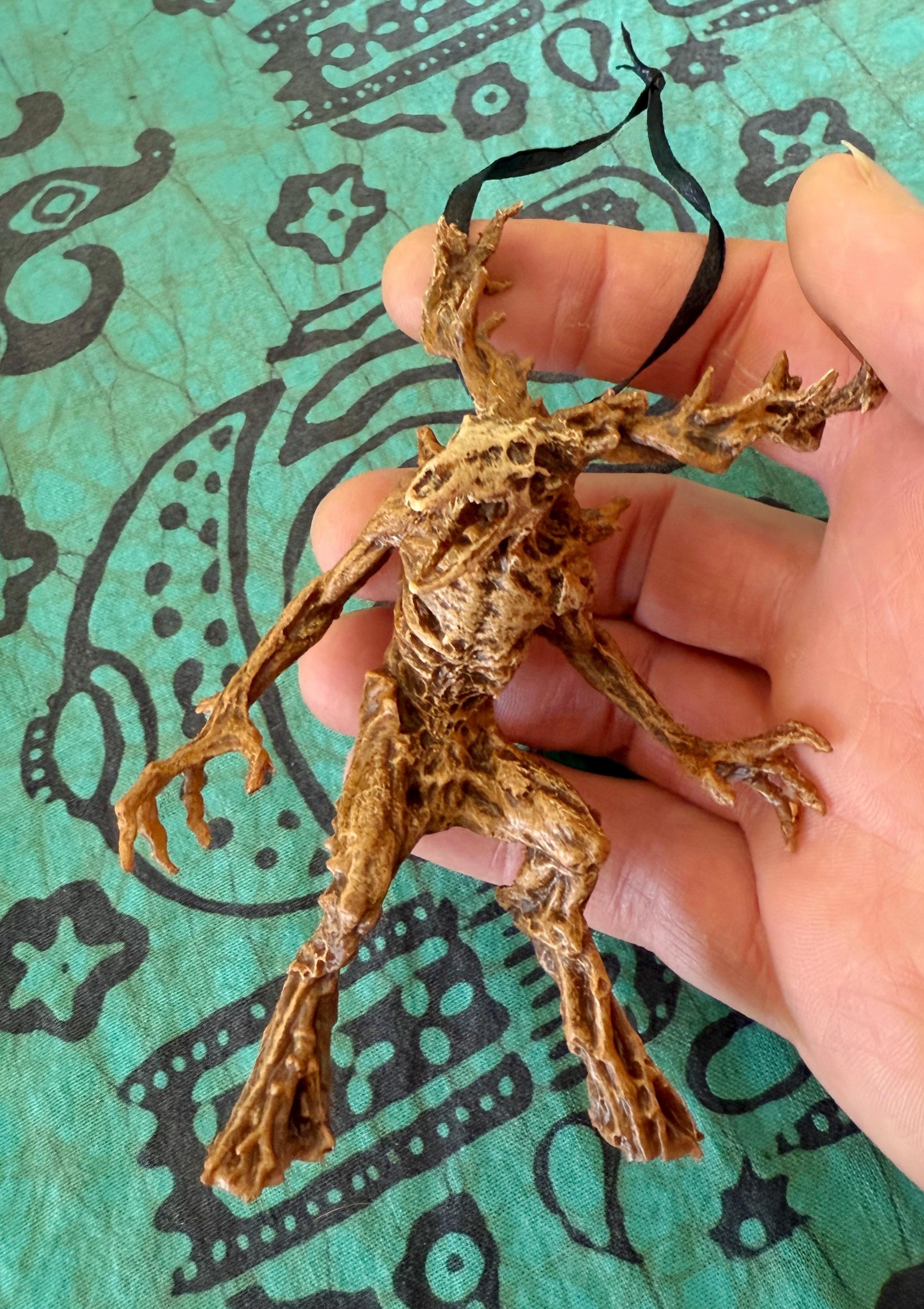 Leshen/ Wendigo Ornament | Mythical Creature Figurine | Folklore Legendary Wendigo Figurine. Fantasy Art Decor