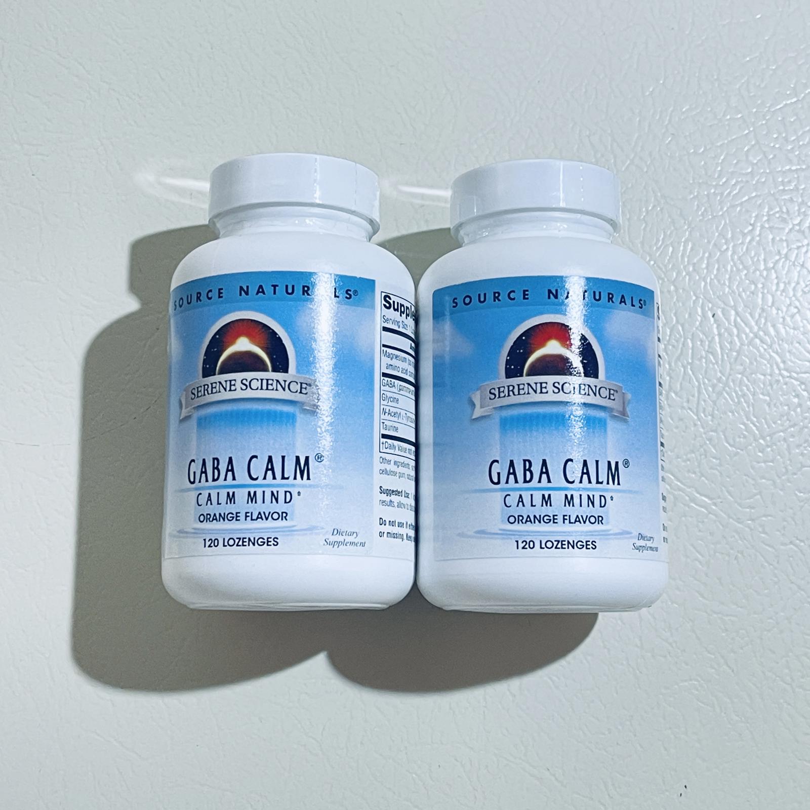 Serene Science GABA Calm Calm Mind Orange Flavor Dietary Supplement 240 Lozenges - 7/2029