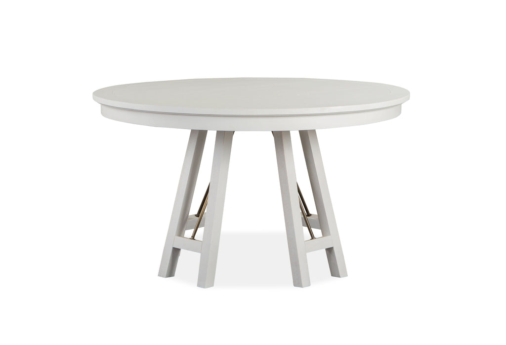 Heron Cove - Round Dining Table - Chalk White