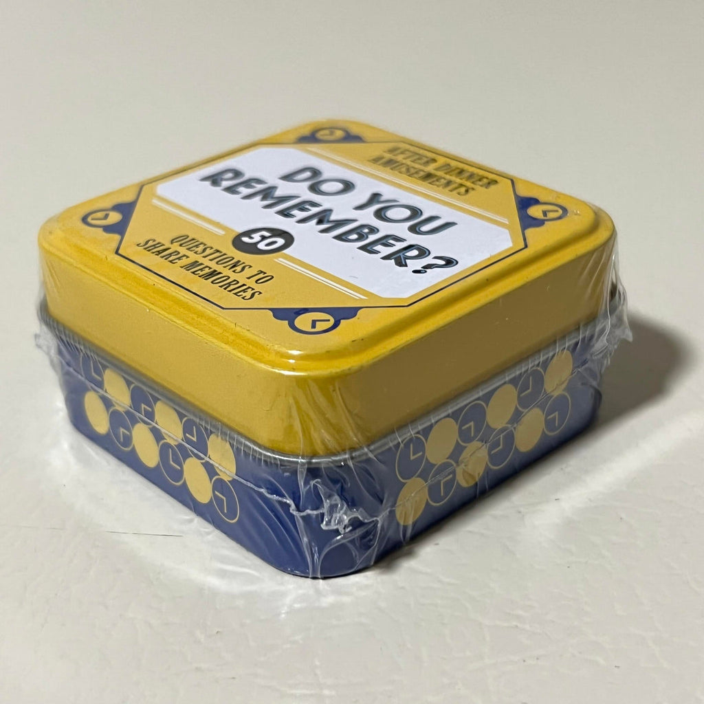 After Dinner Amusements Do You Remember? Card Game - 50 Questions to Share