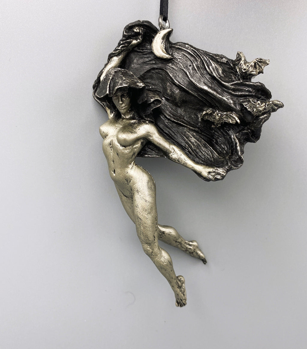 Nyx, the Goddess of the Night Ornament | Mythological Deities Figurine |Myths and Legends Character,Mythic Ornament for Gothic Holiday Decor