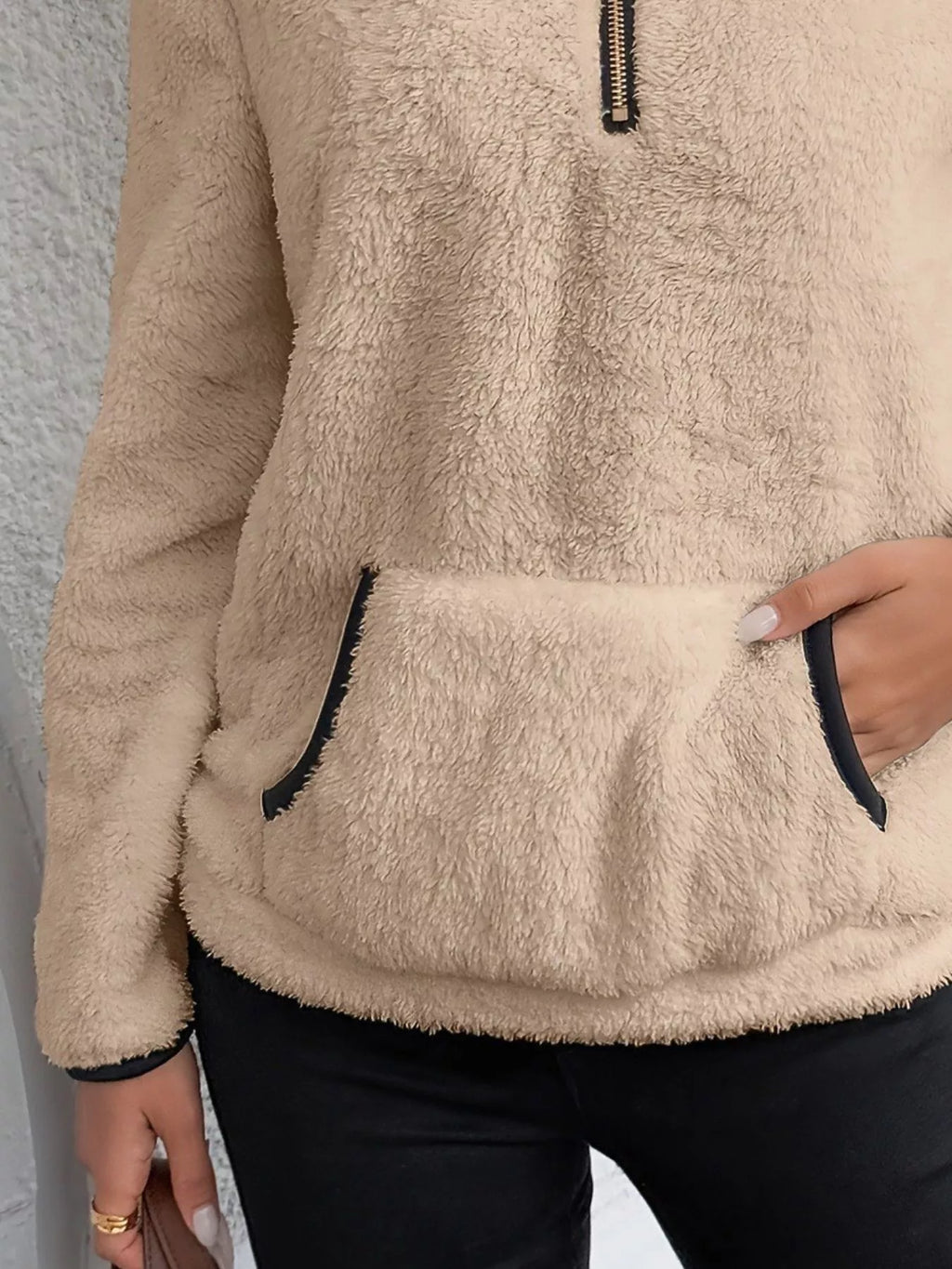 PlushZip Fleece: Cozy Full-Sleeve Plus Sweatshirt