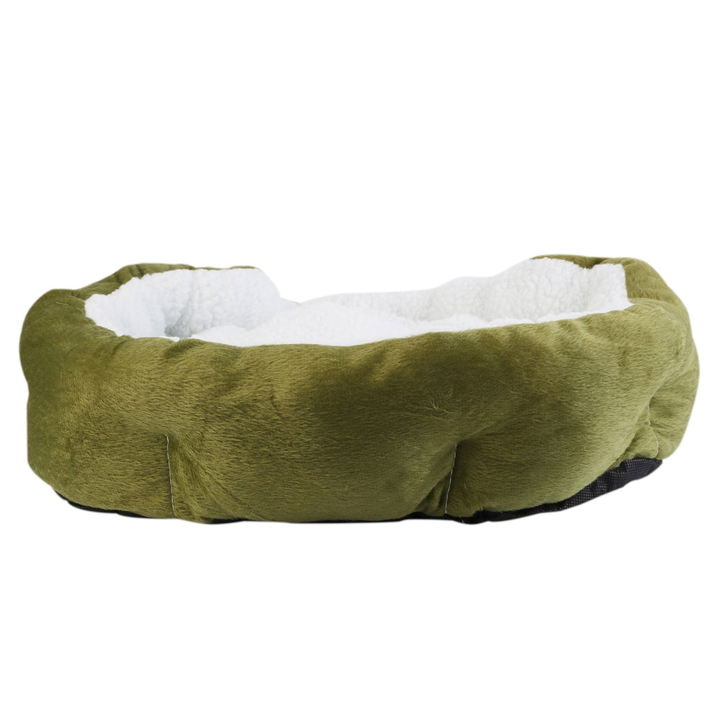 Pet Dog Bed Soft Warm Fleece Puppy Cat Bed Dog Cozy Nest Sofa Bed Cushion For S/M Dog