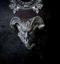 Krampus Magnet, Version 3, Hand Painted Resin Sculpture | Mythic Fantasy Decor | Krampus Head Magnet for Dark Fantasy and Gothic Decor