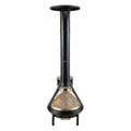 TIKI Brand 70 Inch Chiminea Fireplace and Pellet Hopper