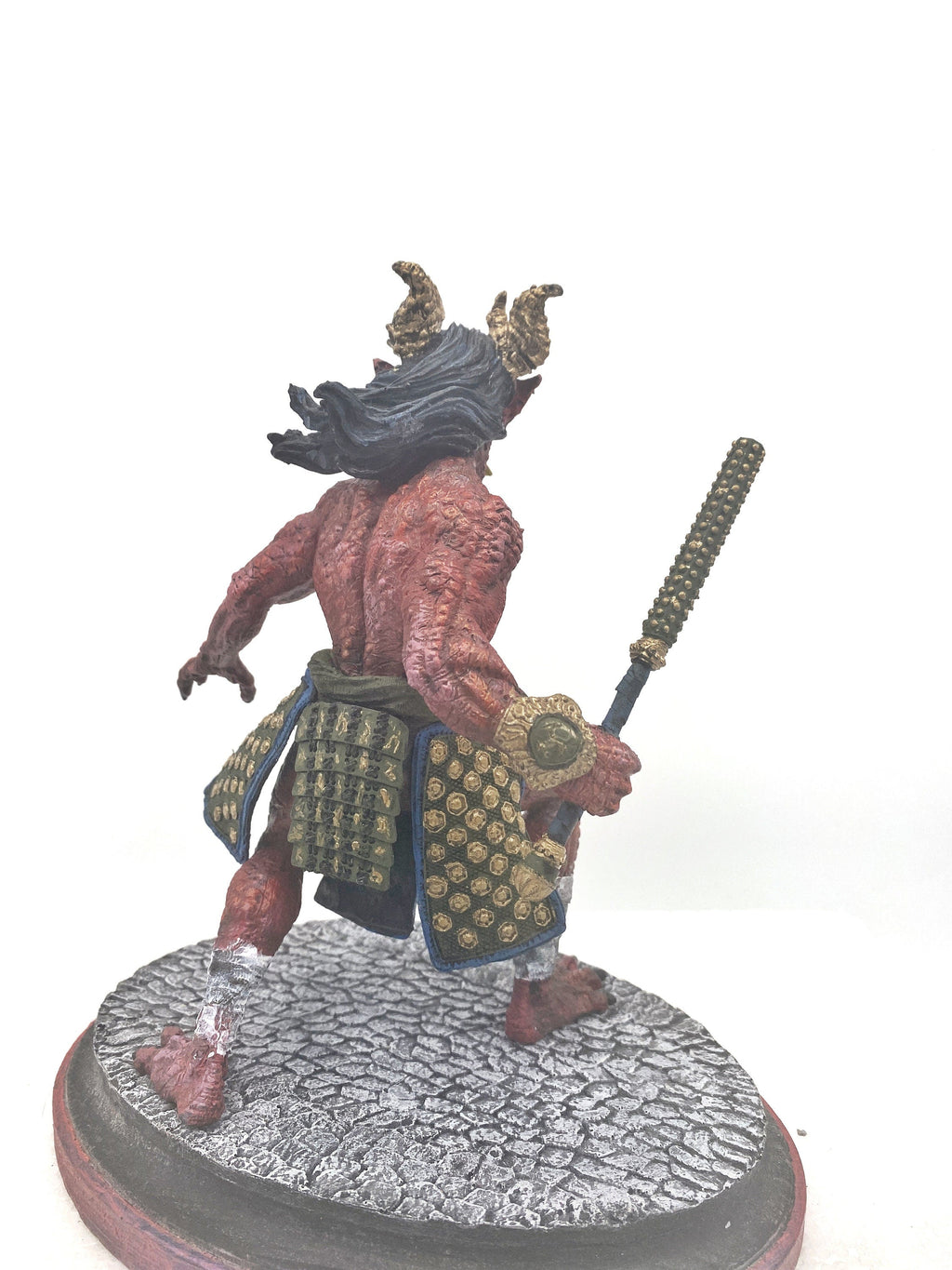 Oni Statue, Full Color, Red