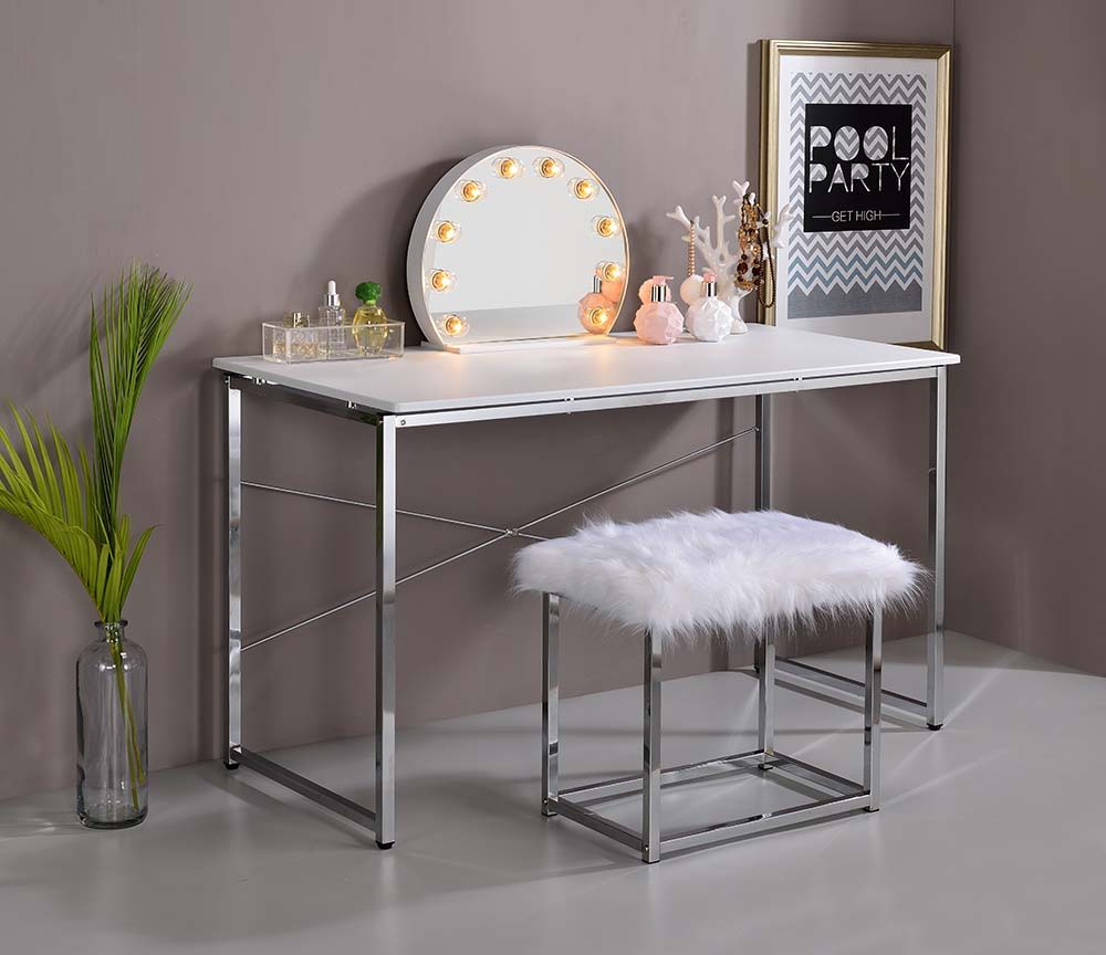 Alma - Accent Mirror - White