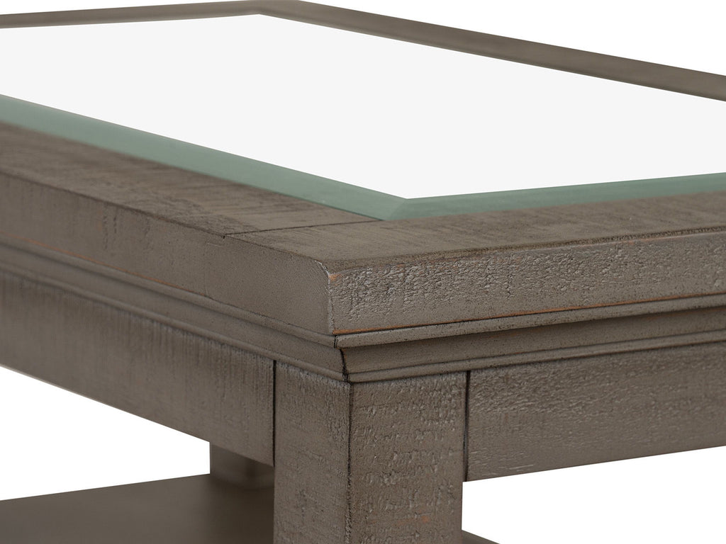 Paxton Place - Chairside End Table - Dovetail Gray