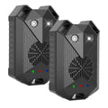 2 Pack Under Hood Ultrasonic Rodent Repeller Rodent Control Deterrent Chaser Blocker for Vehicle Indoor with Strobe Light 3 Power Supplies