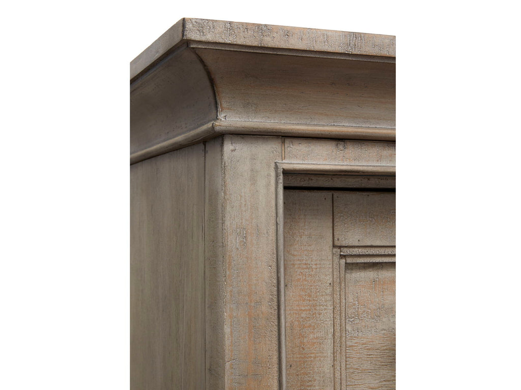 Paxton Place - Wood Door Chest - Dove Tail Gray