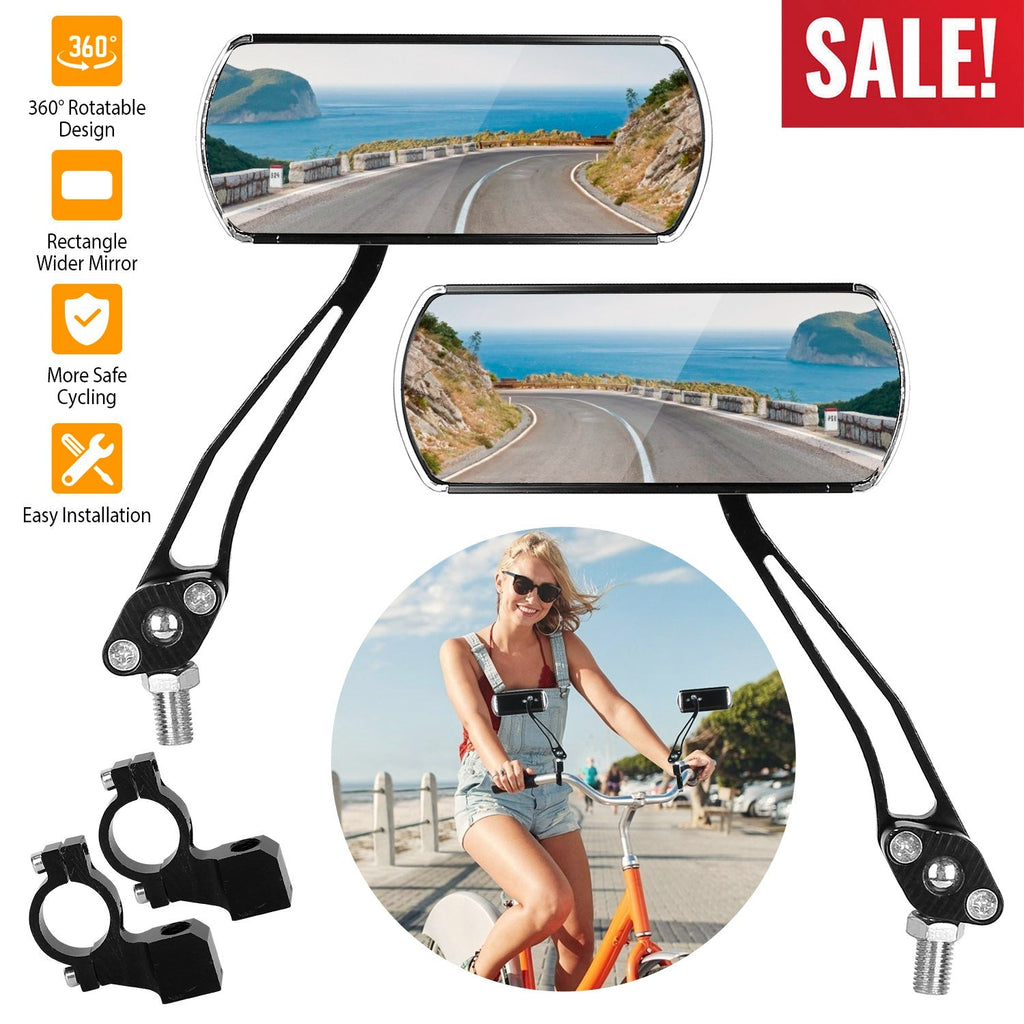 GBruno  1 Pair Handlebar Bike Mirrors