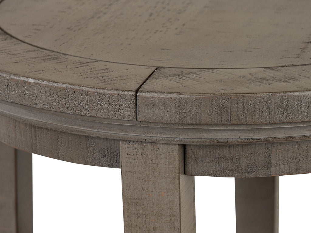 Paxton Place - Round Accent End Table - Dovetail Gray