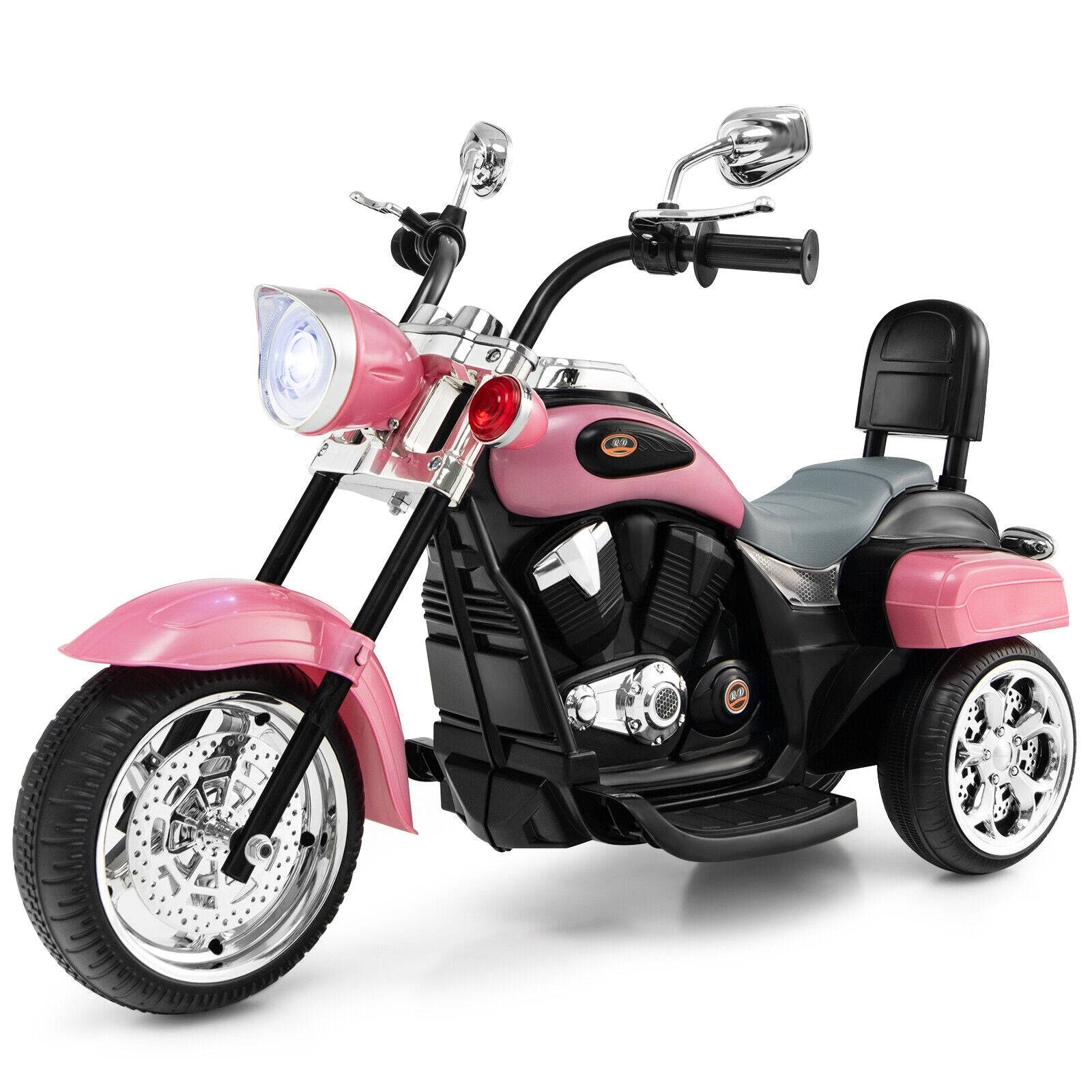 6V 3 Wheel Kids Motorcycle-Pink