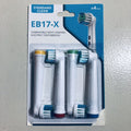 4 Replacement Brush Heads for select Braun / Oral-B Electric Toothbrushes EB17-X