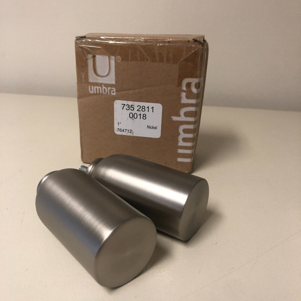 Umbra Mix & Match Column 2-pc. Finials Nickel set of 2 
