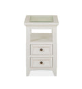 Heron Cove - Chairside End Table - Chalk White