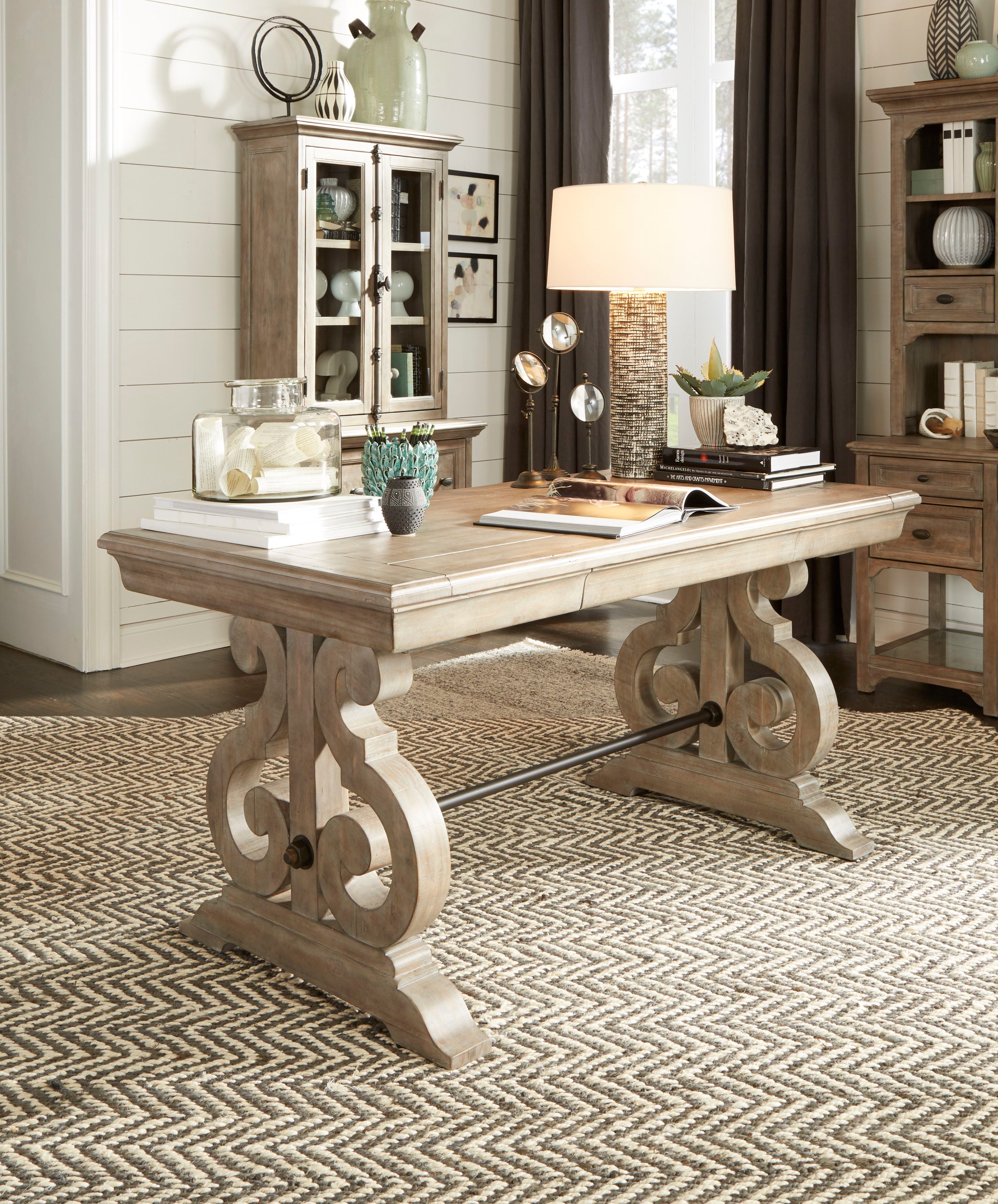 Tinley Park - Writing Desk - Dove Tail Gray
