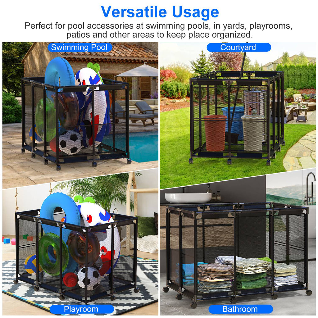 GBruno 210 Gallon Pool Storage Bin