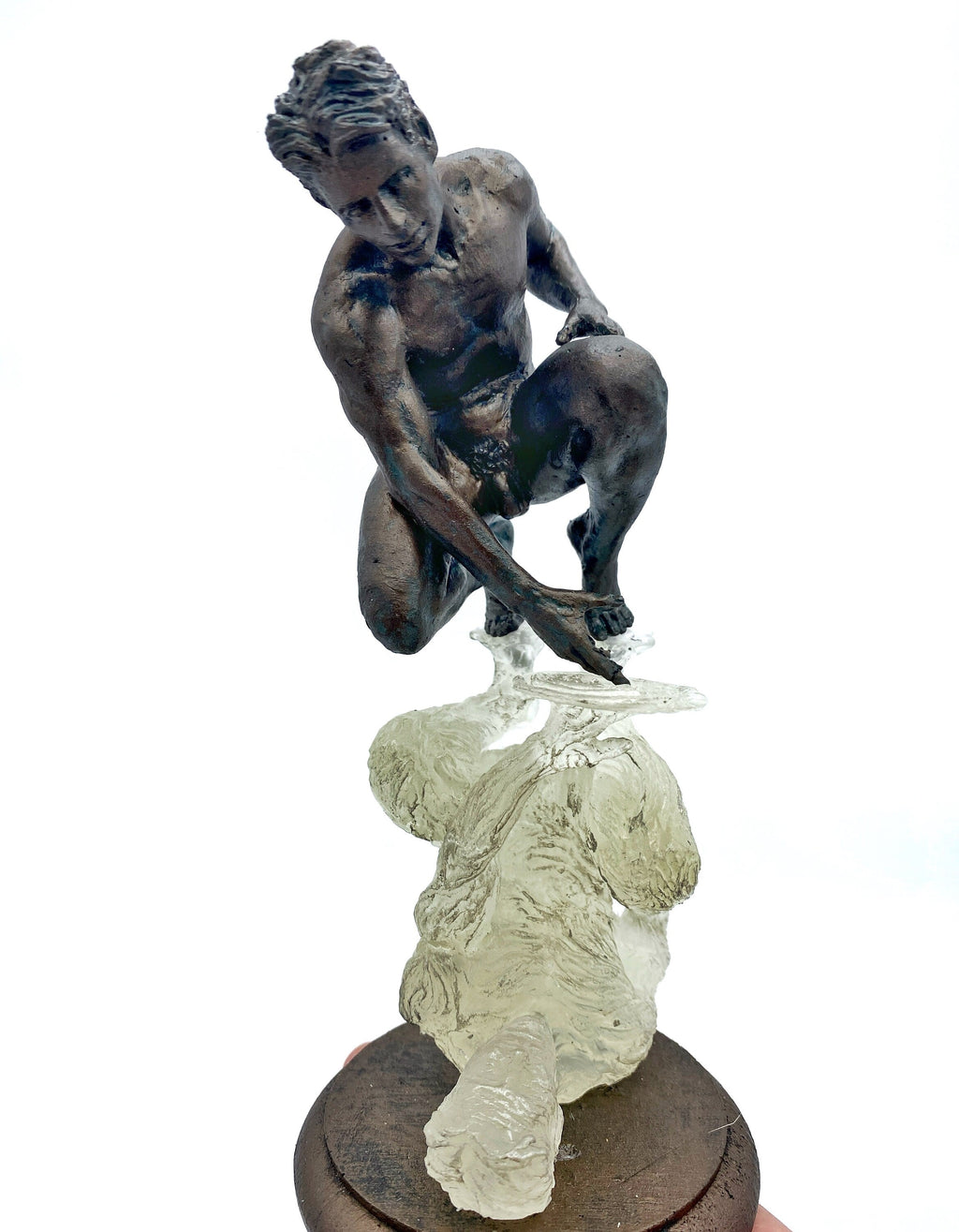 Narcissus' Reflection Statue: Introspection and Identity, Translucent Version