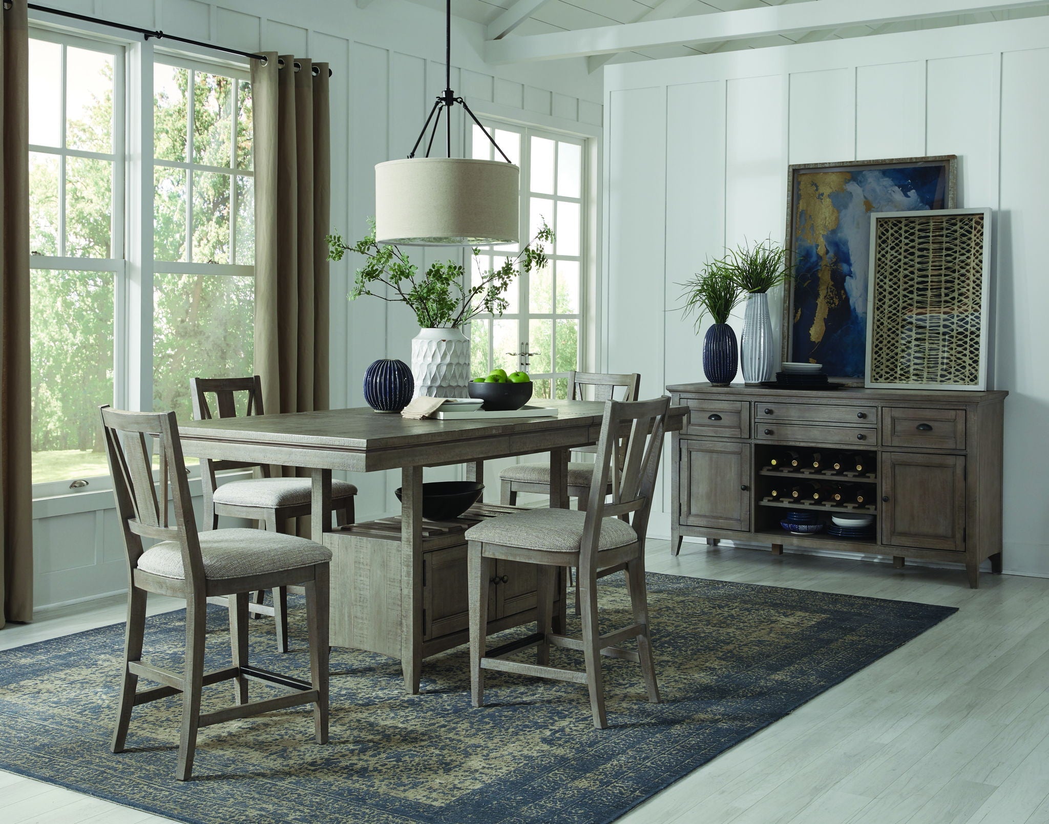 Paxton Place - Counter Table - Dovetail Gray
