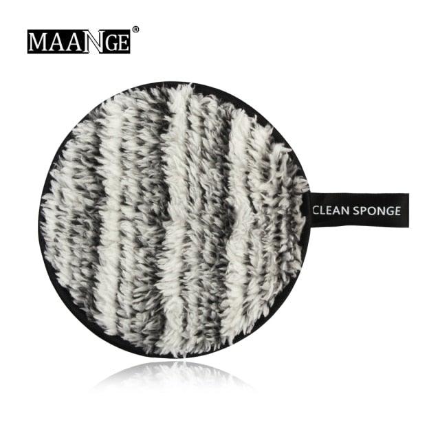 1/3PCS New Makeup Removal Sponge Flutter Wash Cotton Flapping Reusable Wet Sponge Face Puff Soft Natural Cleaner Premium Microfiber Cloth