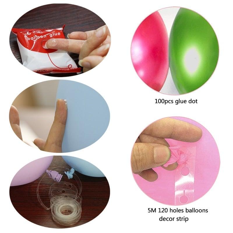 147pcs Pink Heart Shape Garland Arch Balloons Kit For Wedding Birthday Party Baby Showers Gender Reveal Girls Party Bridal Shower  Girl Birthday Ballon Decoration