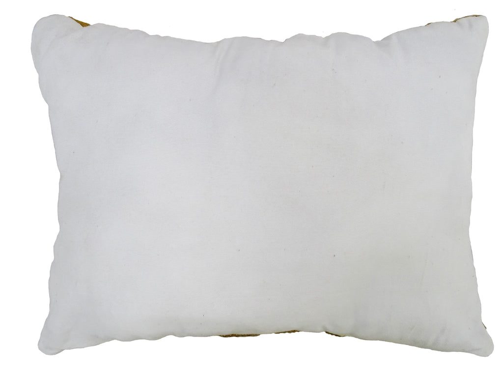 Striped Blue Decorative Outdoor Pillow 14"x20"