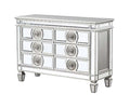 Varian - 34" Server - Mirrored & Antique Platinum
