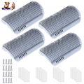 GBruno 4Pcs Cat Self Groomer
