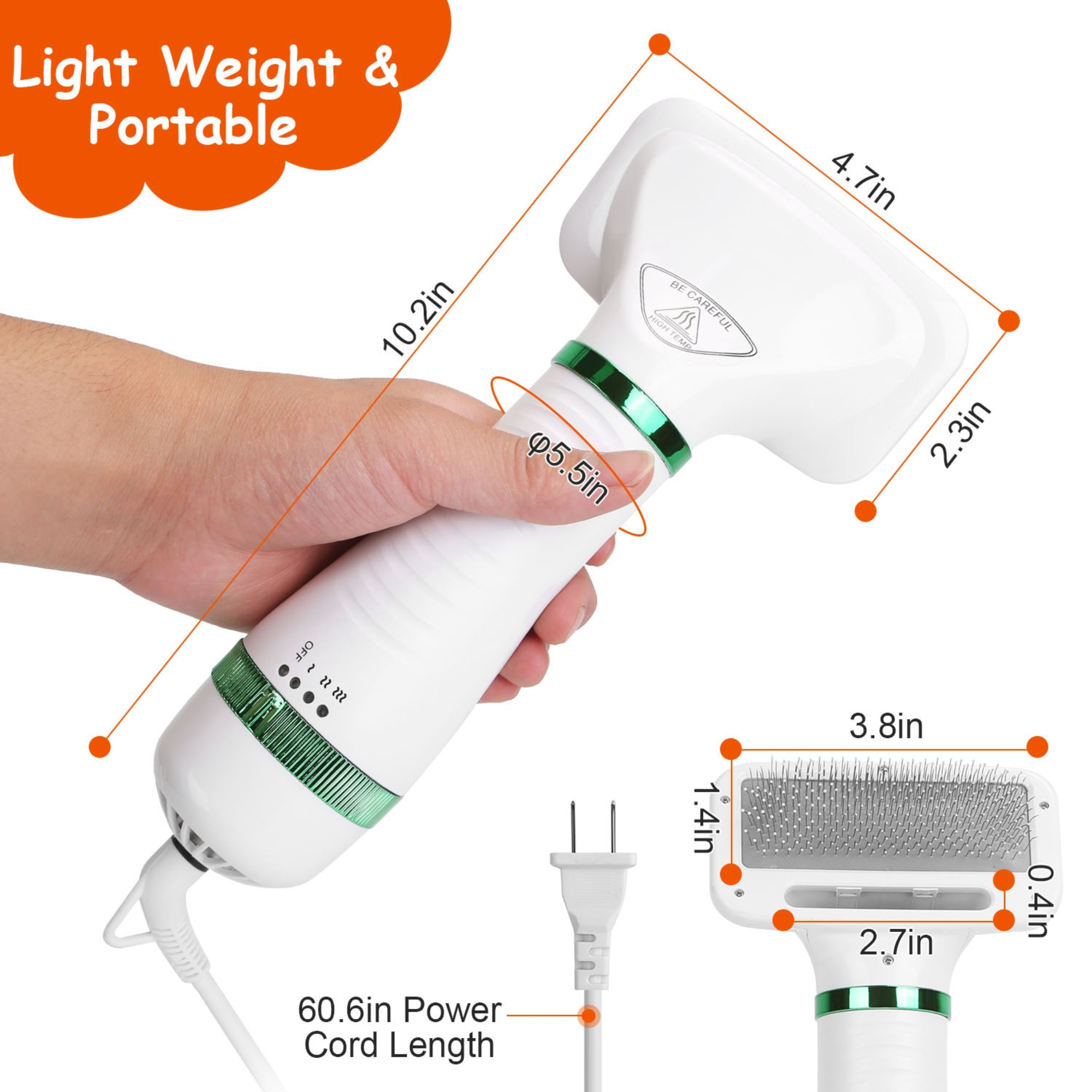 GBruno 2 In 1 Multifunctional Pet Grooming