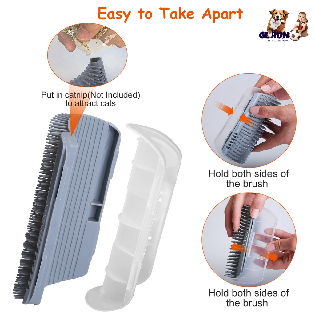 GBruno 4Pcs Cat Self Groomer