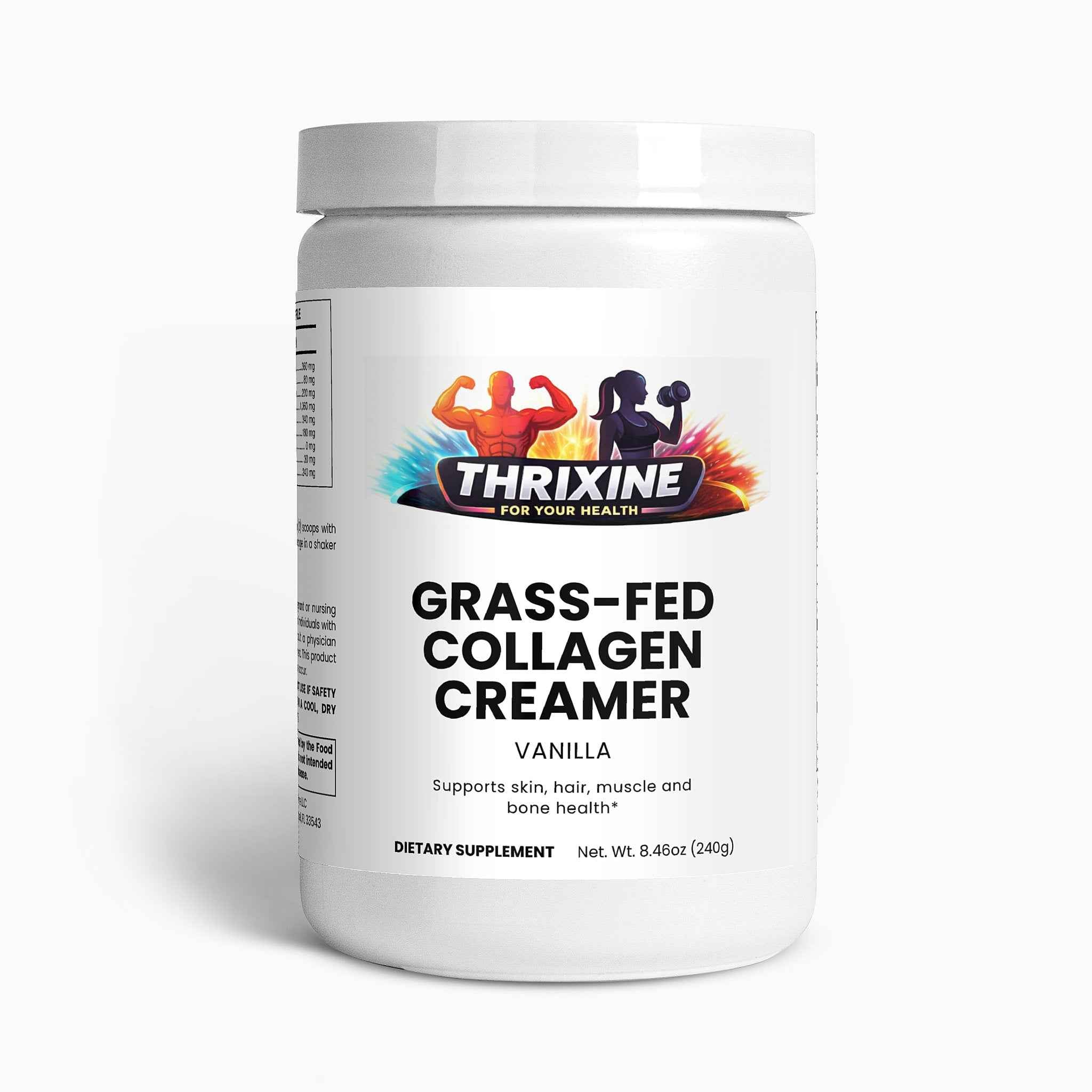 Grass-Fed Collagen Creamer (Vanilla) Made in the USA