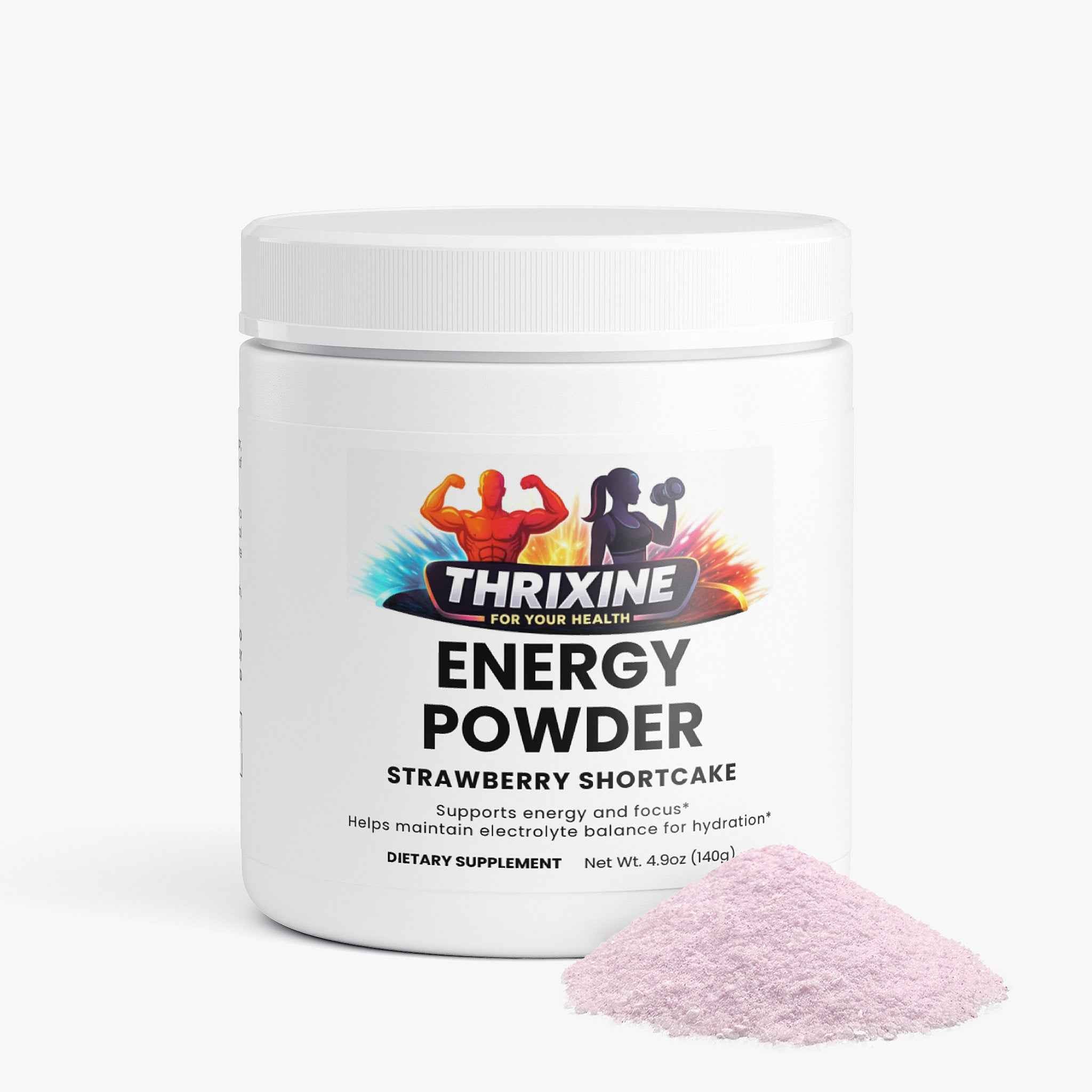 Energy Powder (Strawberry Shortcake)Made in the USA