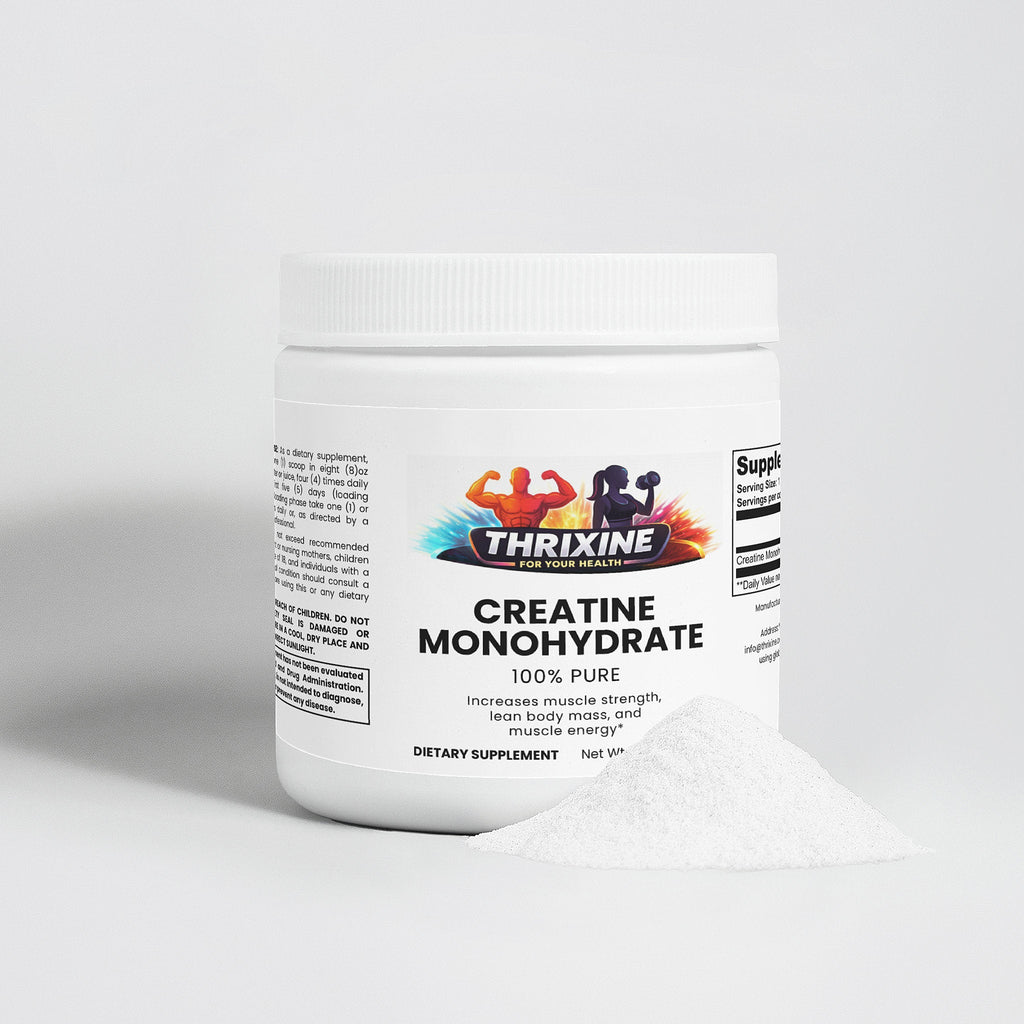 Thrixine Creatine Monohydrate - Made with Love in the USA
