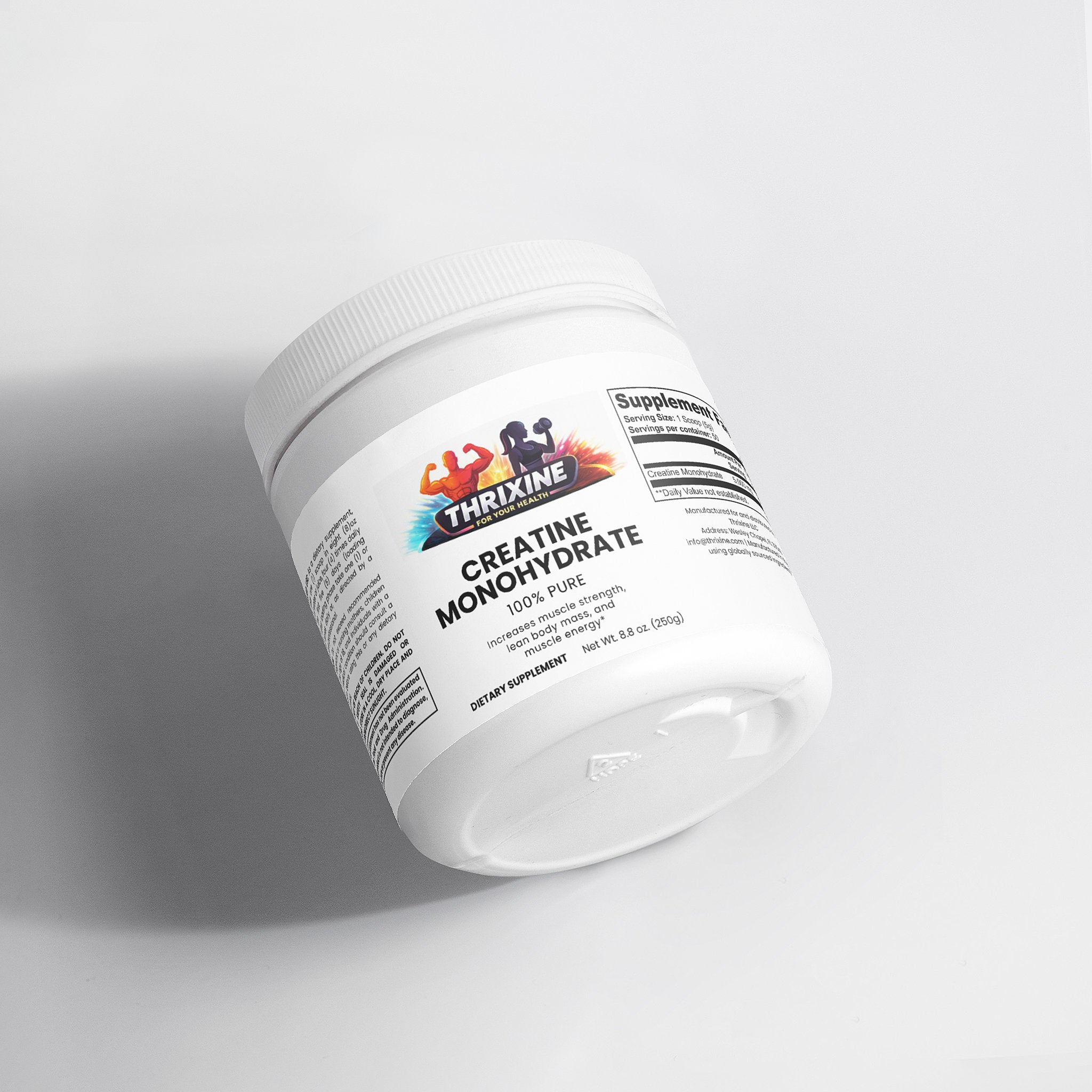 Thrixine Creatine Monohydrate - Made with Love in the USA