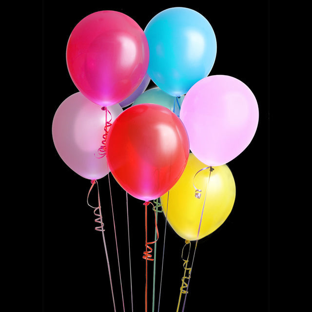 6-Pack LED Light-Up Balloons – Multicolor Party Decor