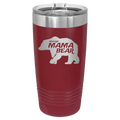 Beware Mama Bear 20 oz Tumbler | Maroon
