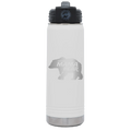Beware Mama Bear 20 oz Water Bottle | White