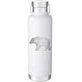 Beware Mama Bear 24 oz Water Bottle | White