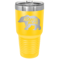 Beware Mama Bear 30 oz Tumbler | Yellow