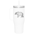 Beware Mama Bear 40 oz Tumbler Mug | White