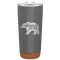 Beware Mama Bear 20 oz Tumbler | Storm Gray