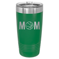 Mom Basketball 20 oz Tumbler | Green