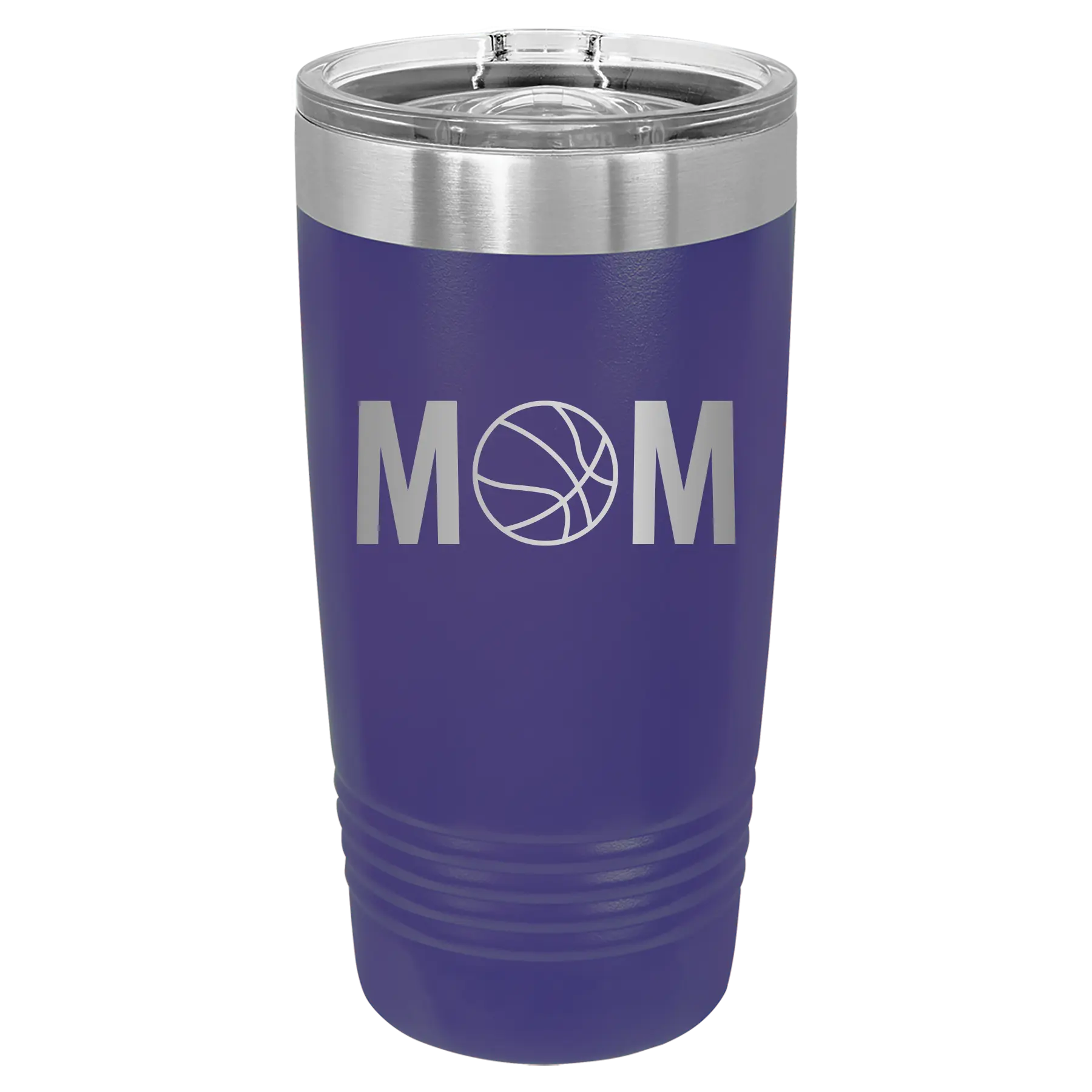 Mom Basketball 20 oz Tumbler | Purple