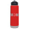 Mom Basketball 20 oz Water Bottle | Red