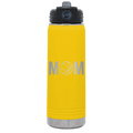 Mom Basketball 20 oz Water Bottle | Yellow