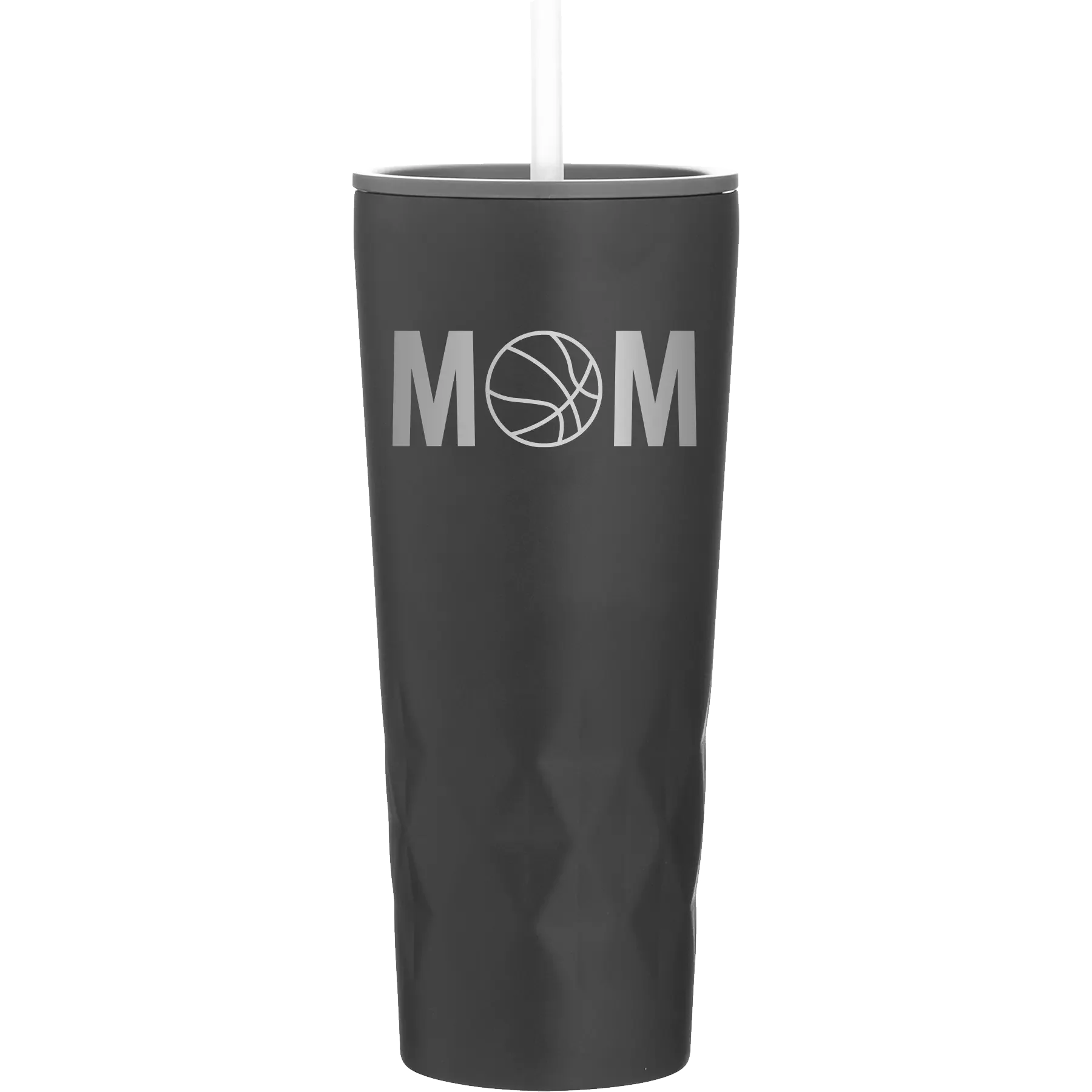Mom Basketball 20.9 oz Tumbler | Black
